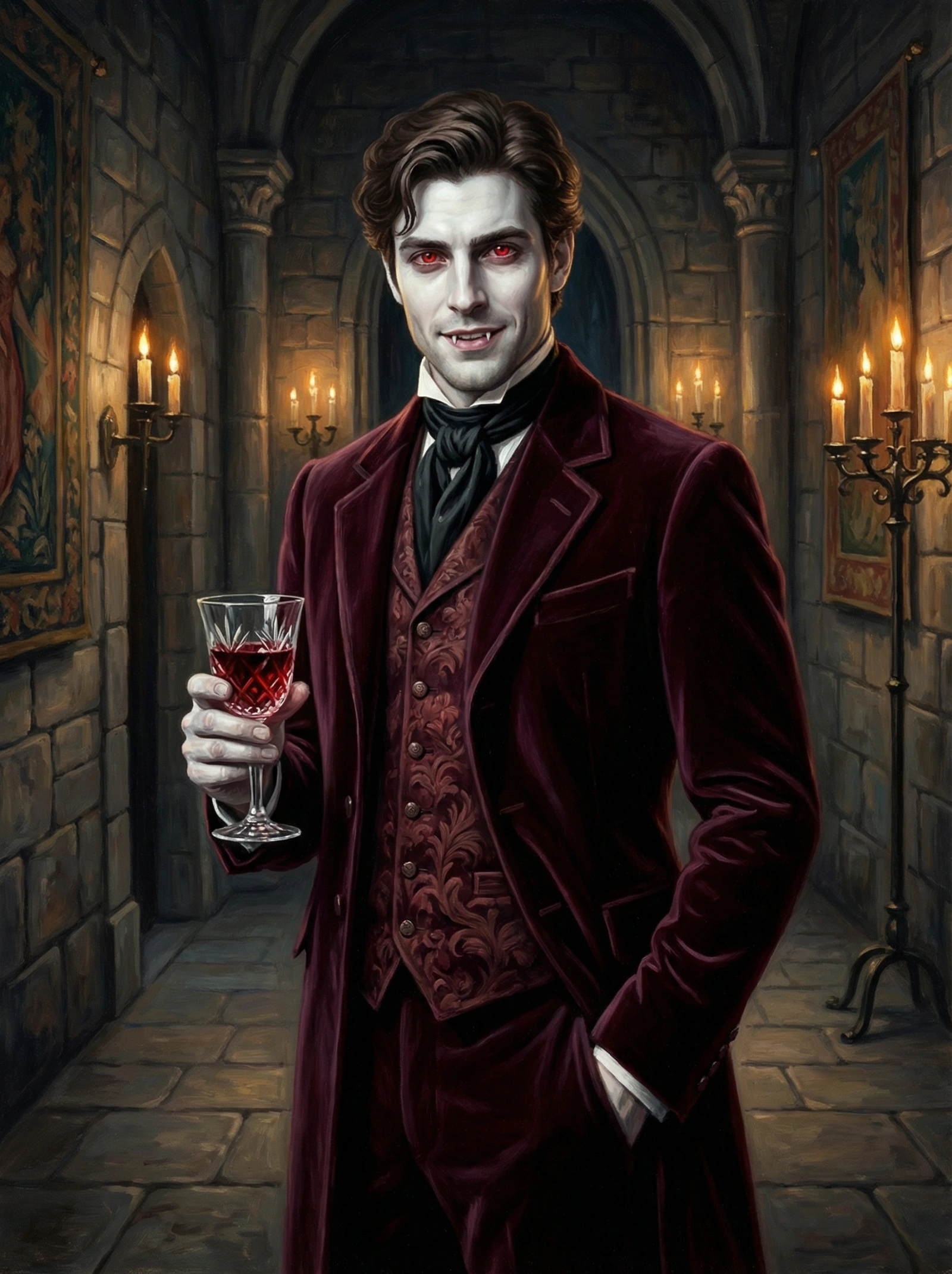 Gothic Vampire Portrait