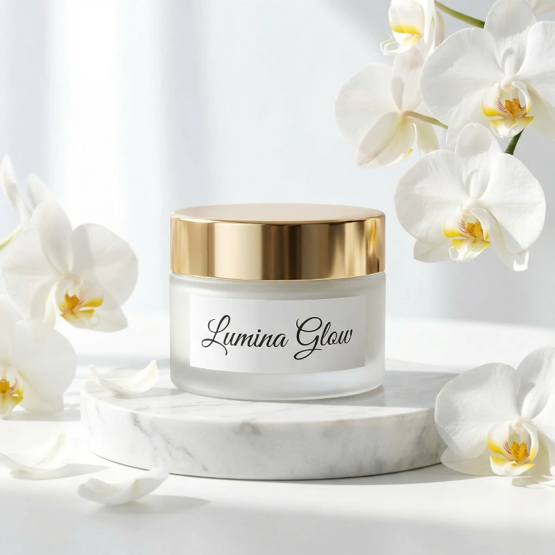 Lumina Glow Marble Mockup