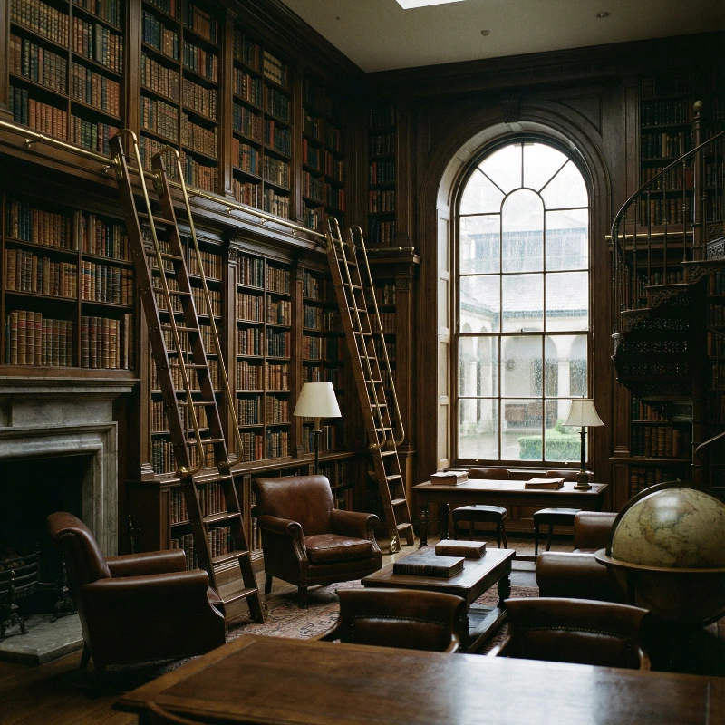 Dark Academia Library