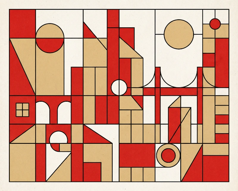 Bauhaus City Skyline