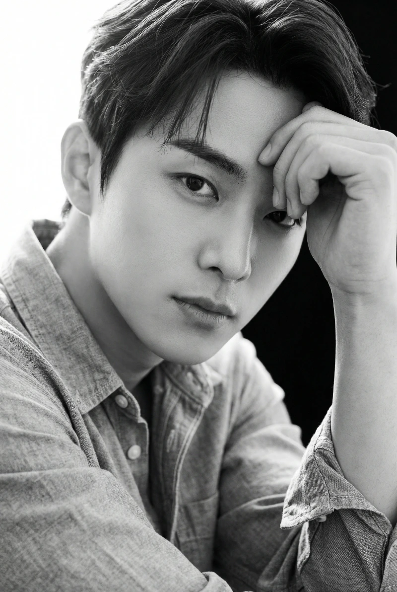 BW Intense Portrait Close-Up