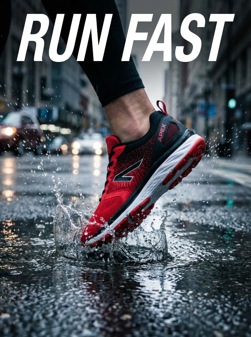 Dynamic Sneaker Splash