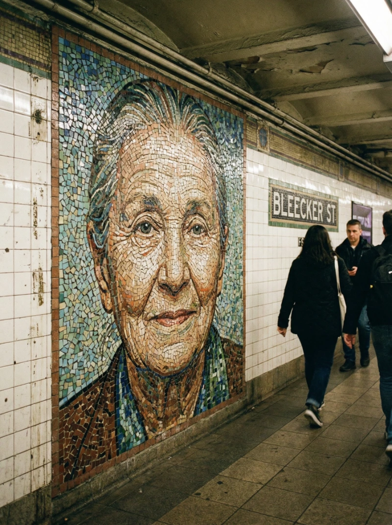 Ceramic Subway Portrait