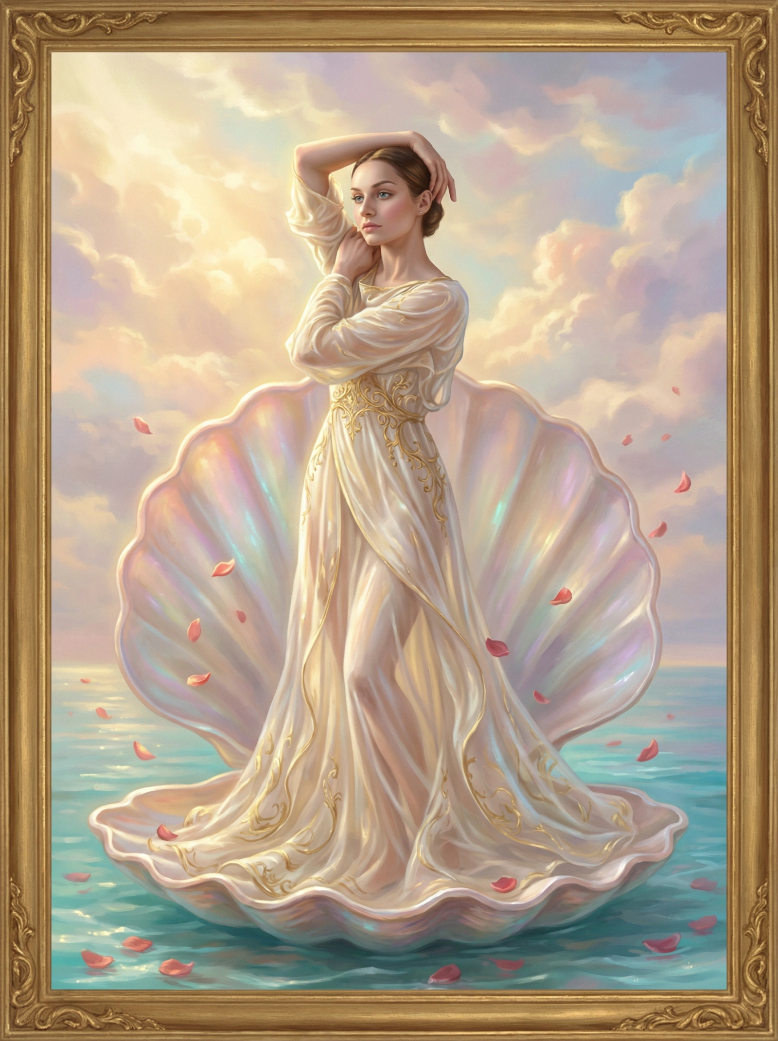 Goddess Emerges from Shell