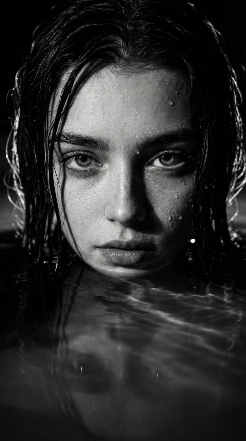 Dark Water Cinematic Portrait