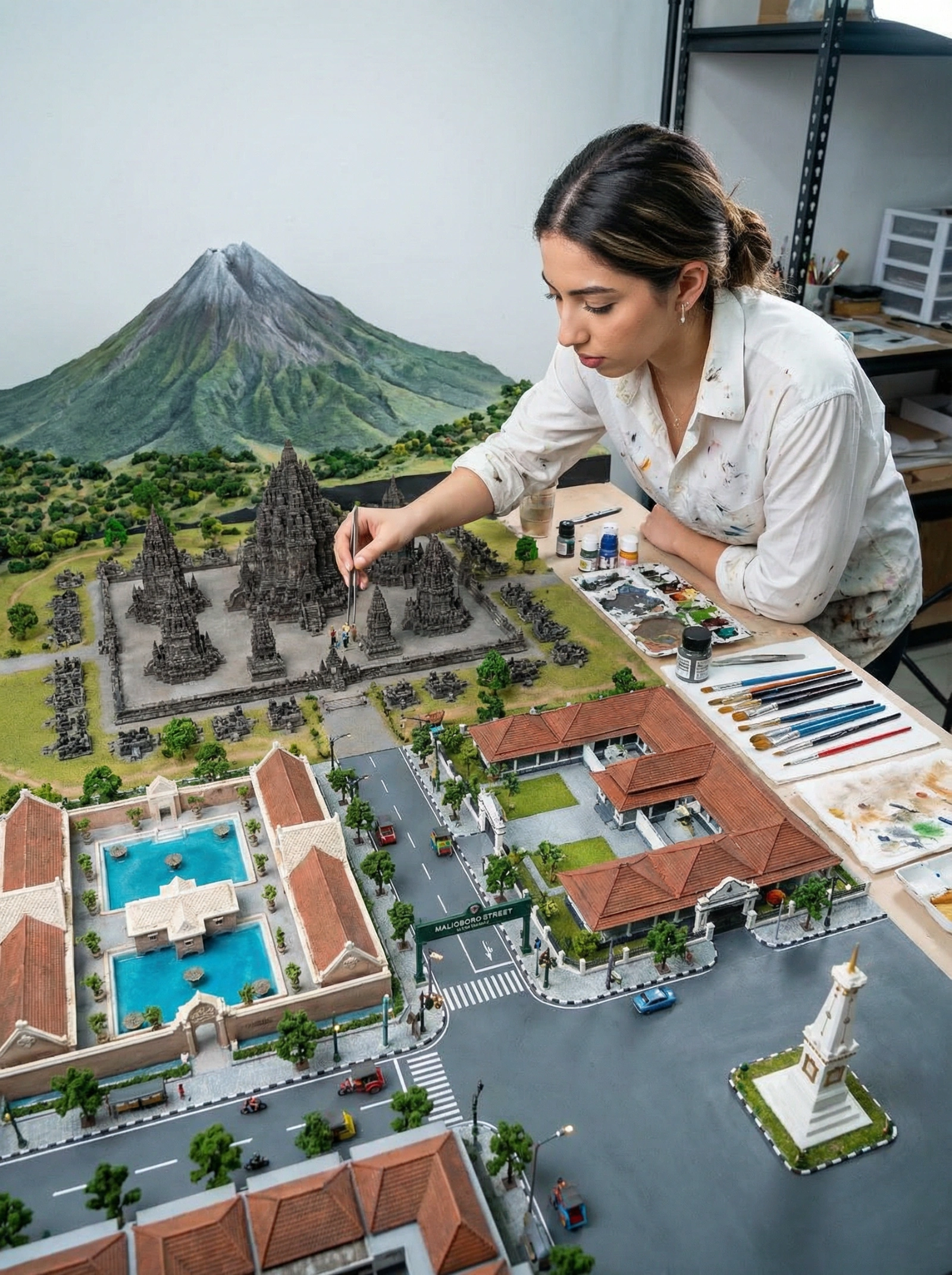 Hyper-Real Yogyakarta Diorama