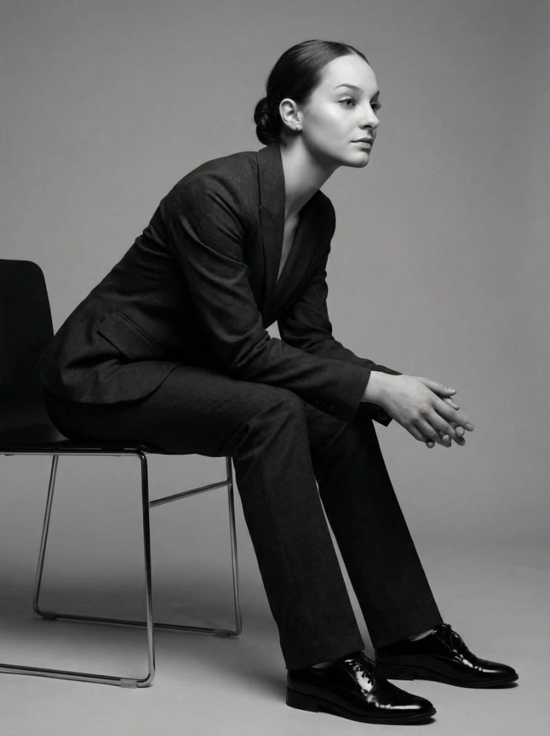 Elegant B&W Fashion Port, created using a Nano Banana Prompt