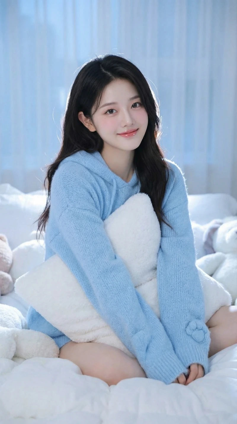 Nano Banana model generation of Dreamy K-pop Cute Portrait