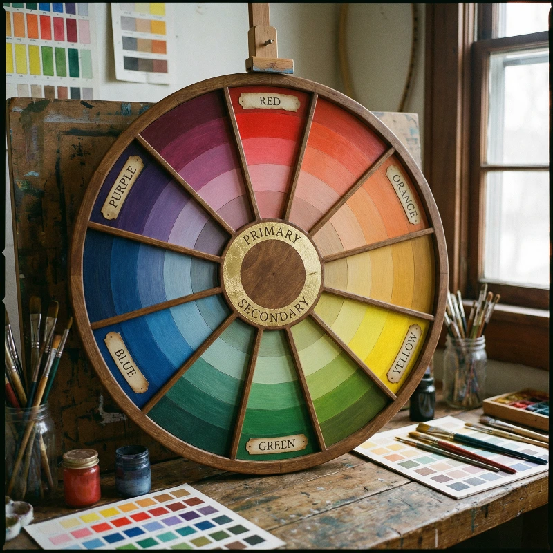 Color Theory Gradient Wheel