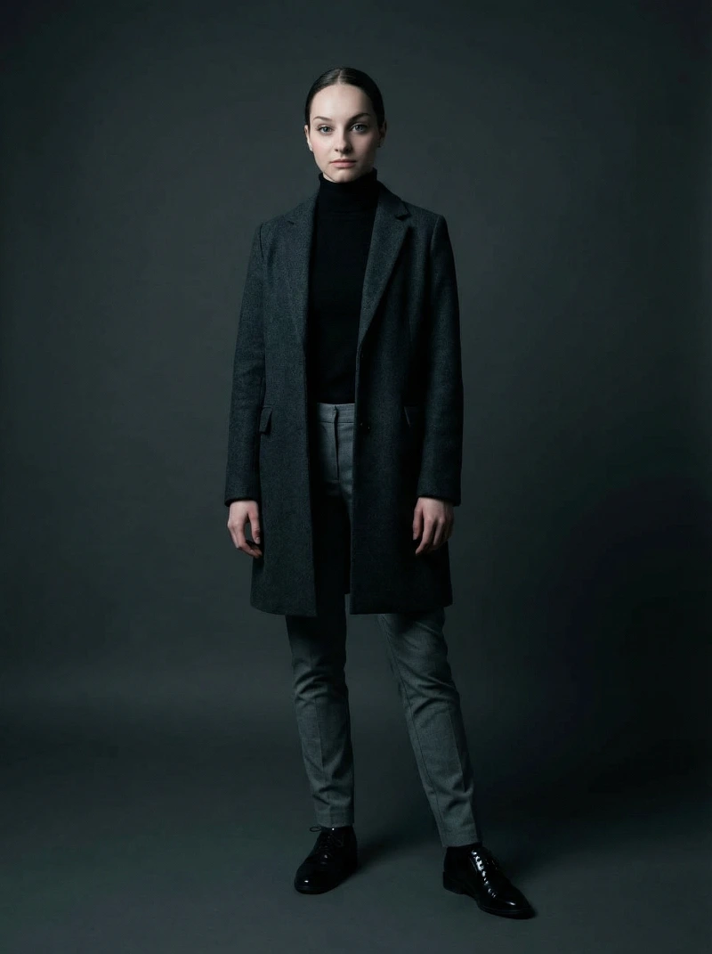 Cool Noir Fashion Portrait