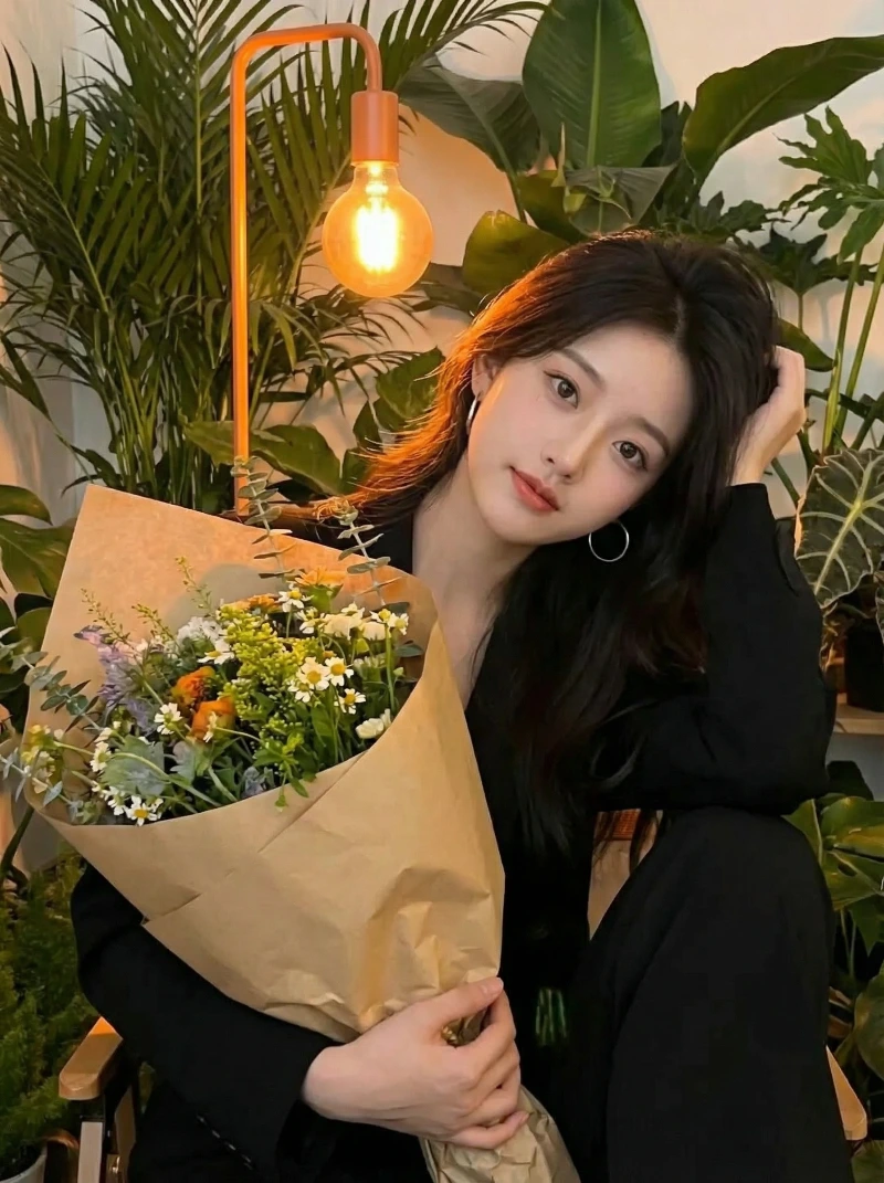 Cute Floral Youthful Candid