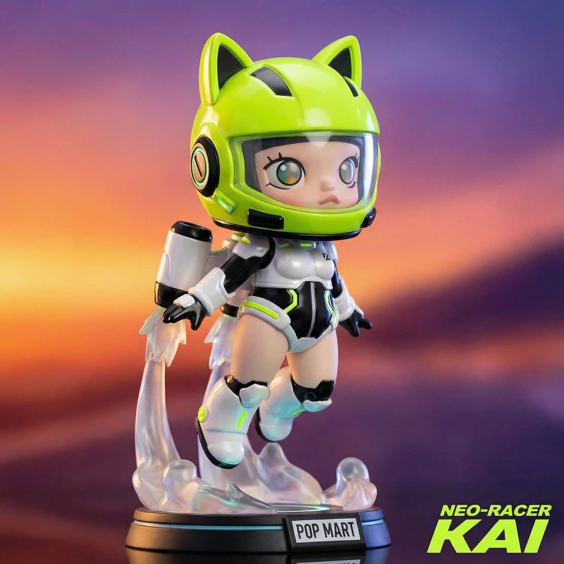 Neon Futuristic Racer Pop, created using a Nano Banana Prompt