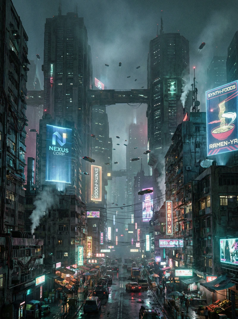 Cyberpunk Night Metropolis, created using a Nano Banana Prompt