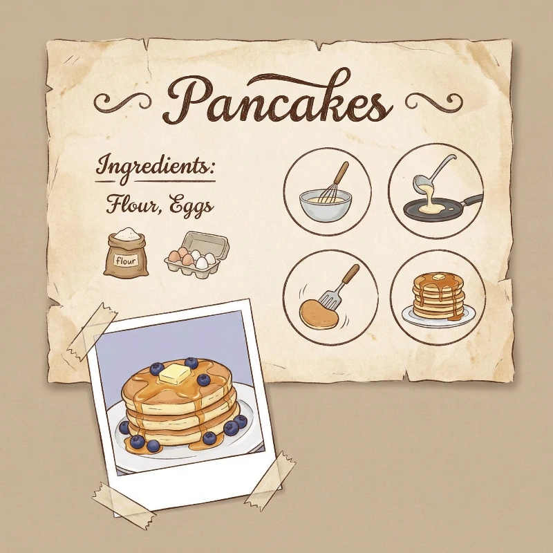 Fluffy Pancake Recipe