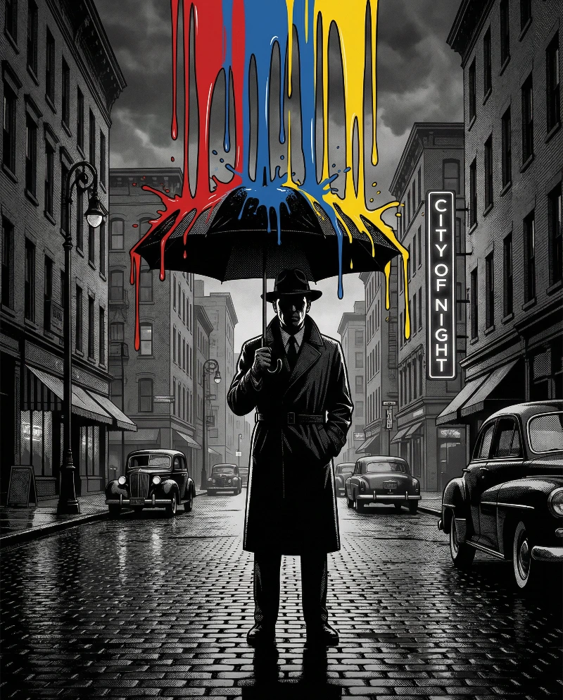 Vibrant Rain Noir