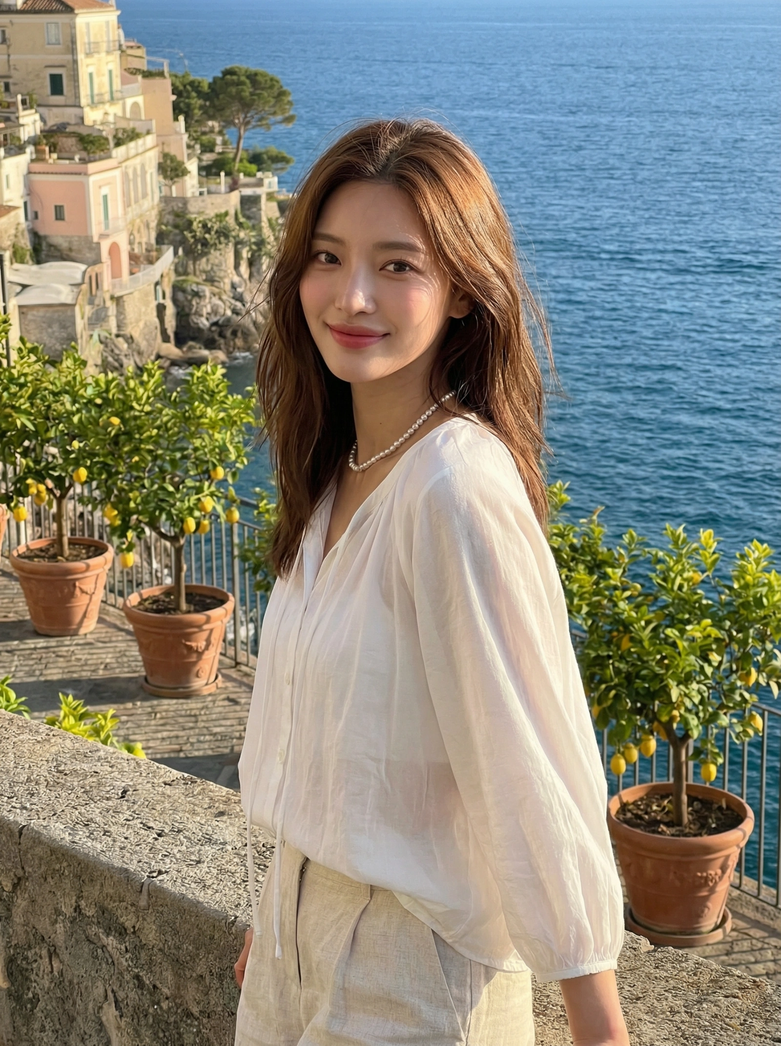 Amalfi Coast Cinematic Portrait