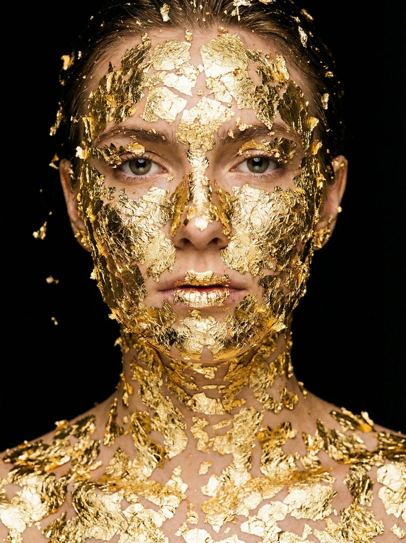 Gilded Skin Portrait