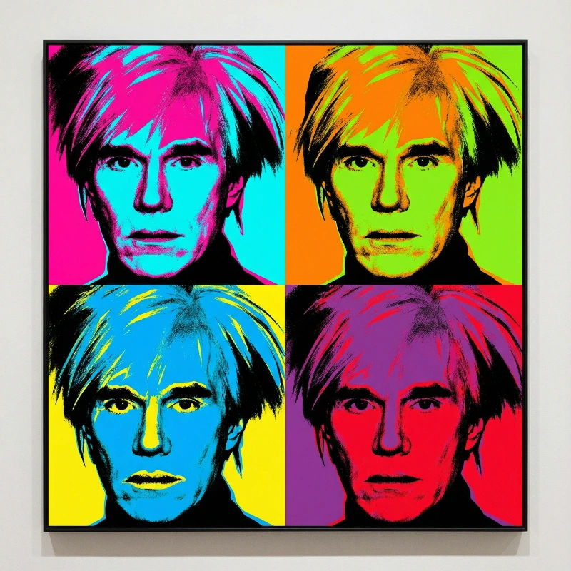 Neon Pop Art Portrait