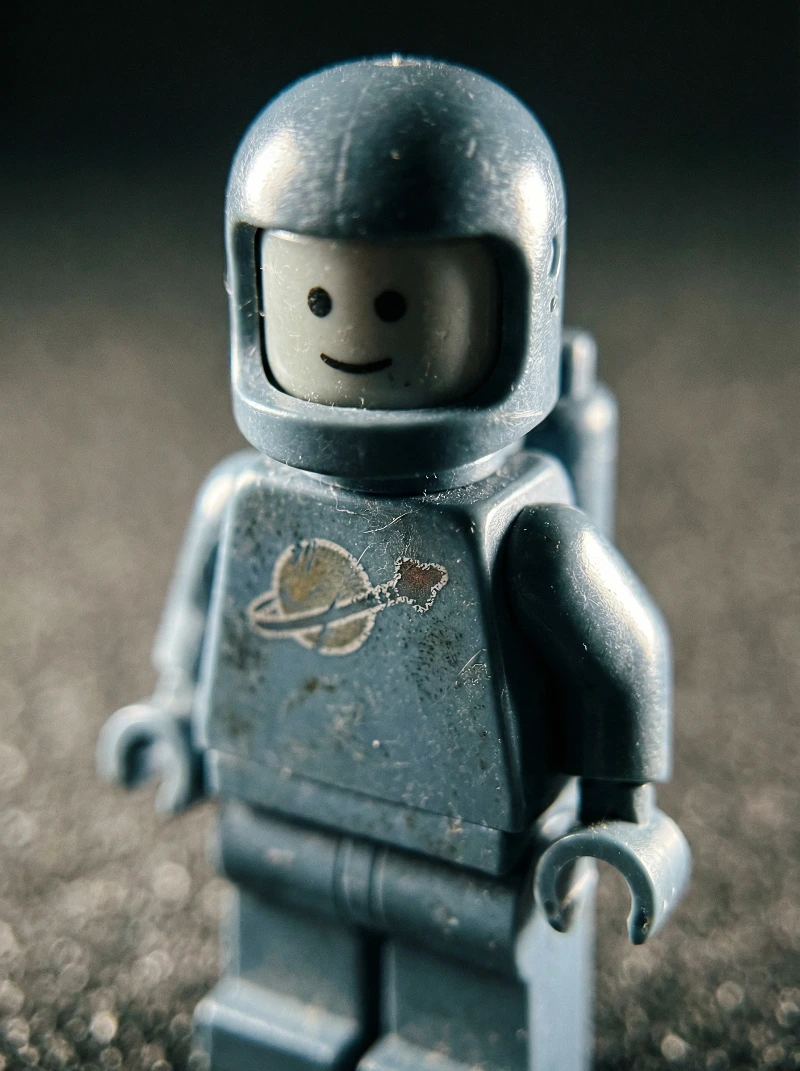 Nano Banana model generation of LEGO Macro Plastic Realism