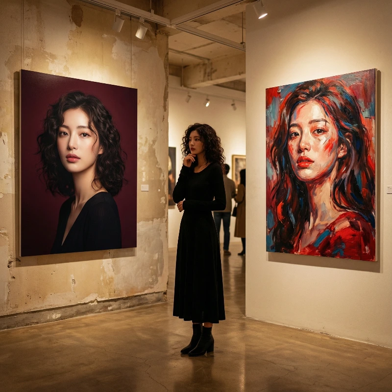 Moody Gallery Portrait Blend