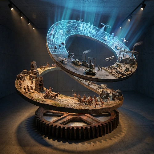 Nano Banana model generation of Chrono Warfare Mobius