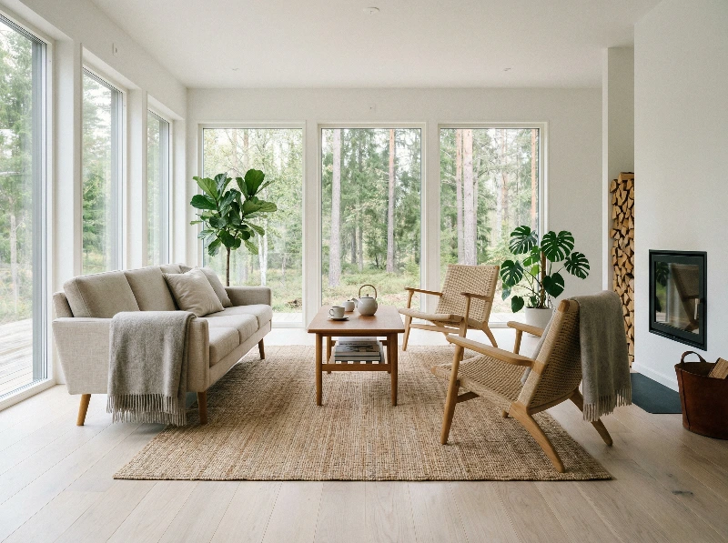 Scandinavian Hygge Living Room
