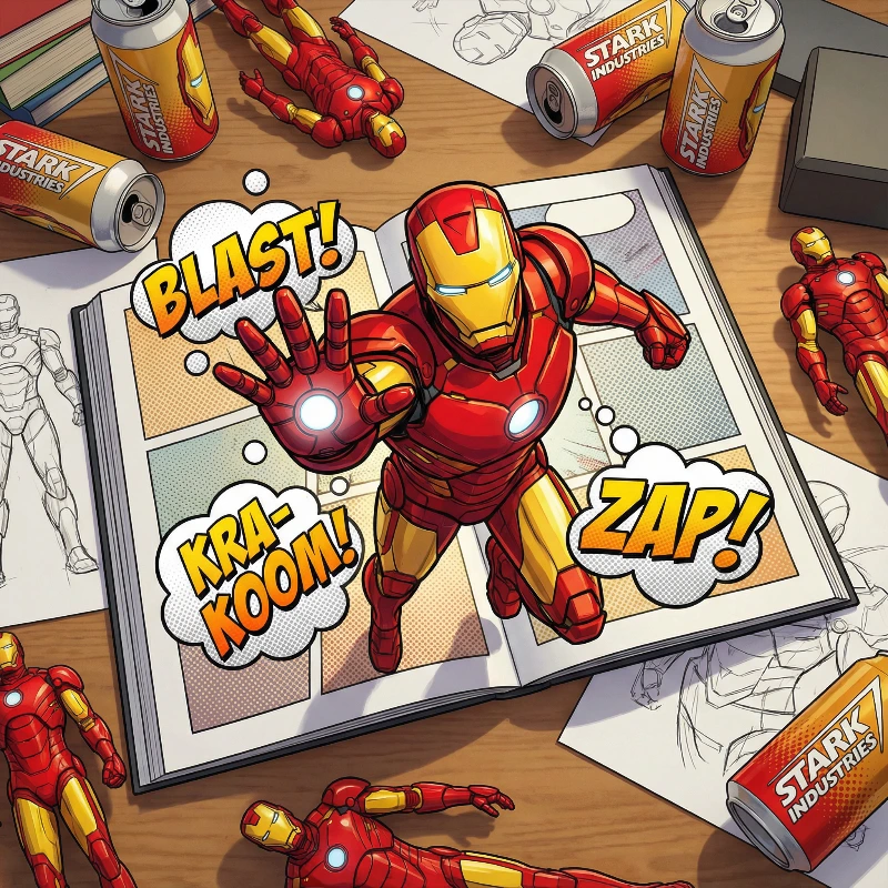 Iron Man 3D Comic Move