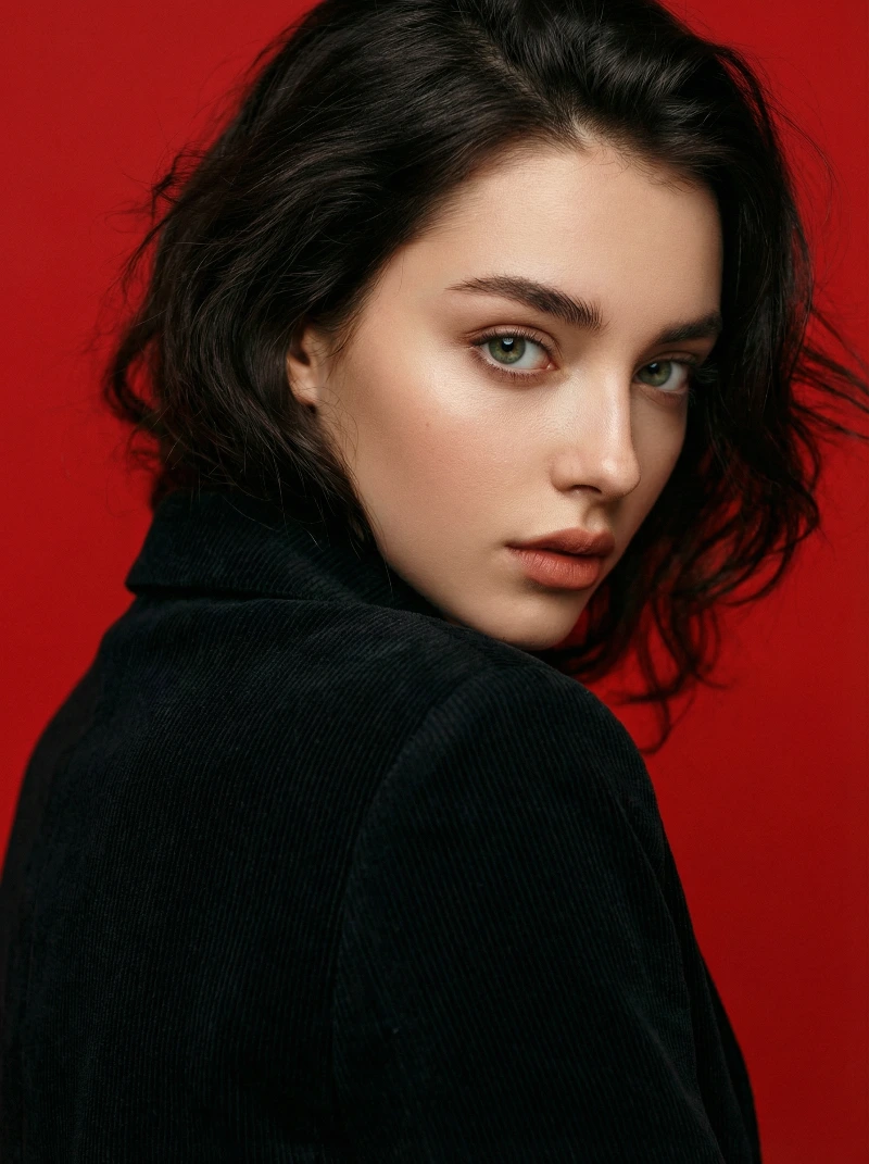 Mysterious Red Cinematic Port, created using a Nano Banana Prompt