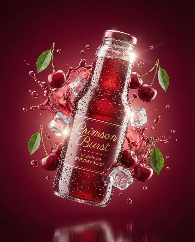 Ultra-Real Cherry Juice 3D