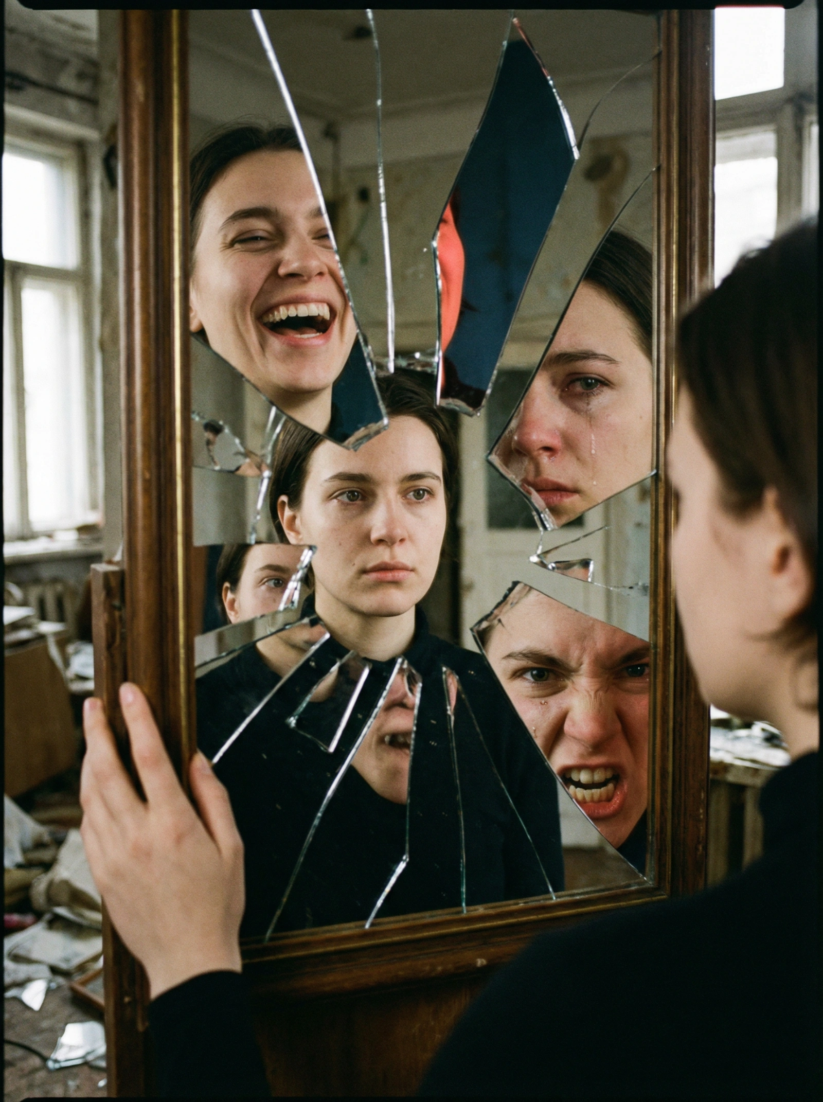 Broken Mirror Reflections