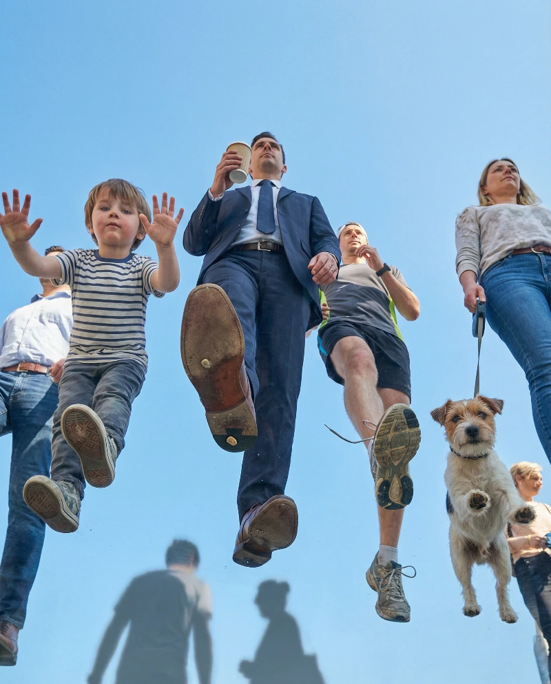 Invisible Sky Stroll, created using a Nano Banana Prompt