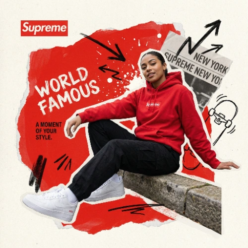 Supreme Dynamic Collage Style, created using a Nano Banana Prompt