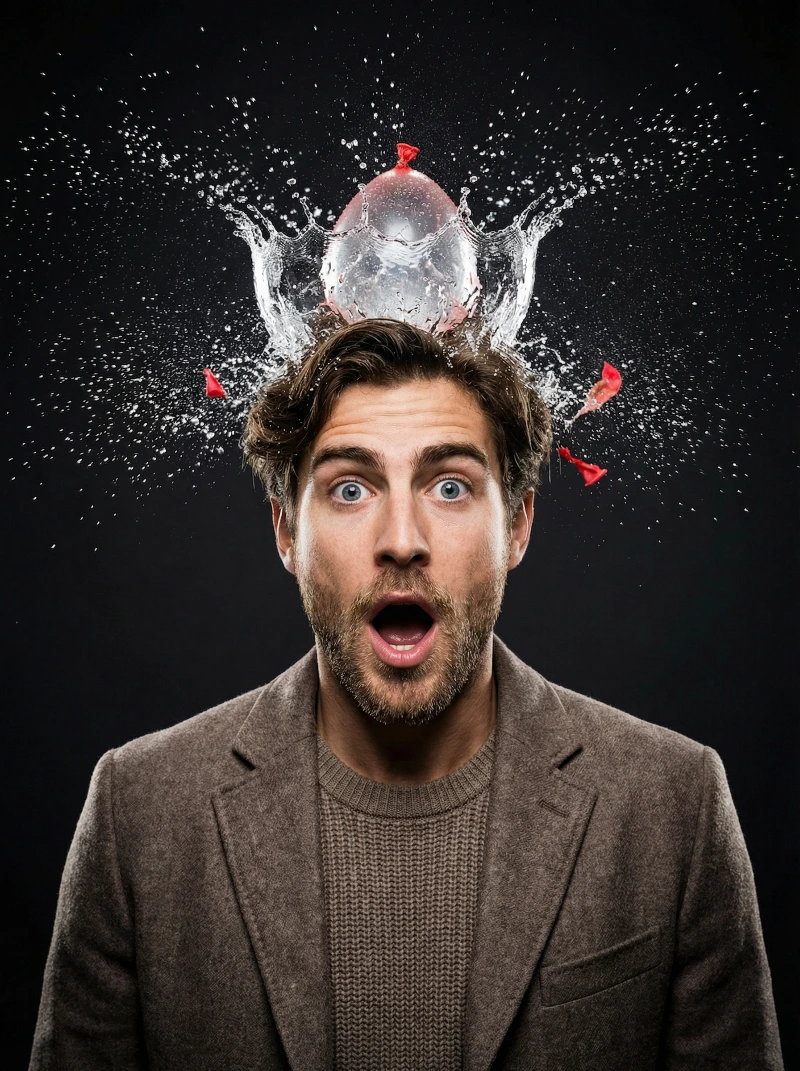 Frozen Water Crown Portrait