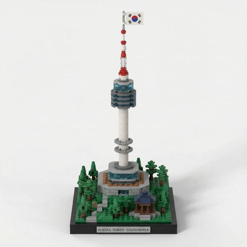 LEGO N Seoul Tower Diorama