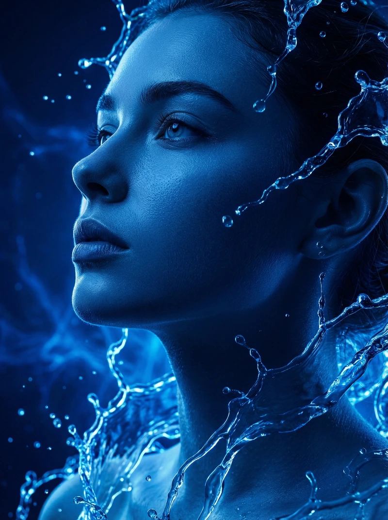 Cinematic Blue Profile