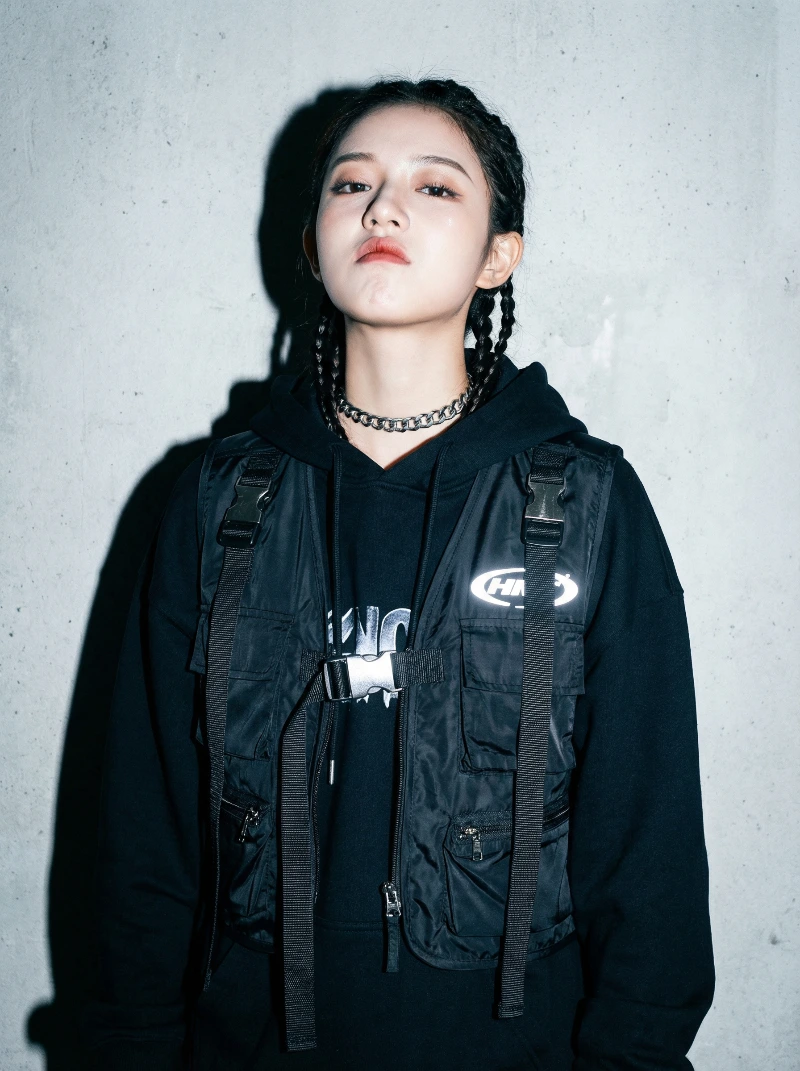 Edgy Flash Urban Portrait