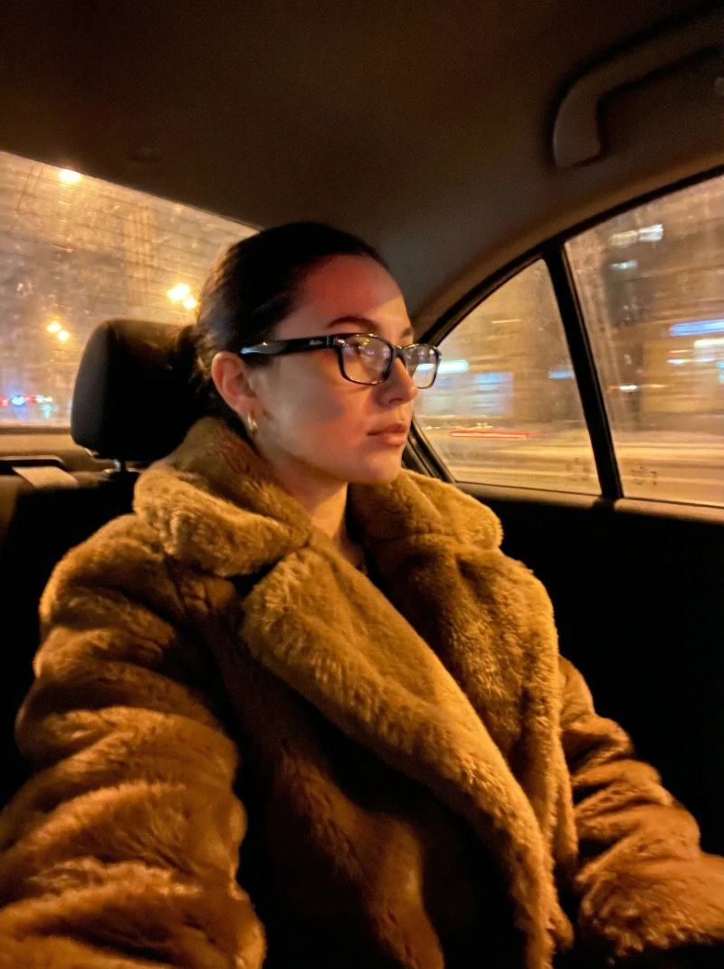 Nano Banana model generation of Late-Night Car Selfie Portrait
