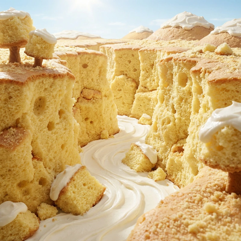 Fluffy Canyon Cream River, created using a Nano Banana Prompt