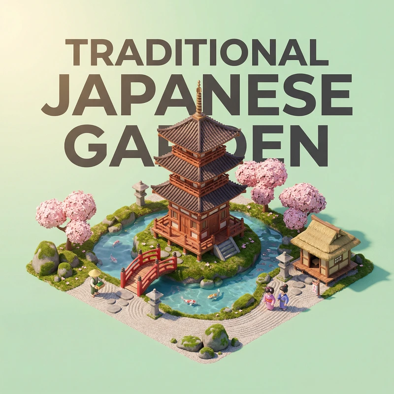 Mini 3D Cartoon Scene, created using a Nano Banana Prompt