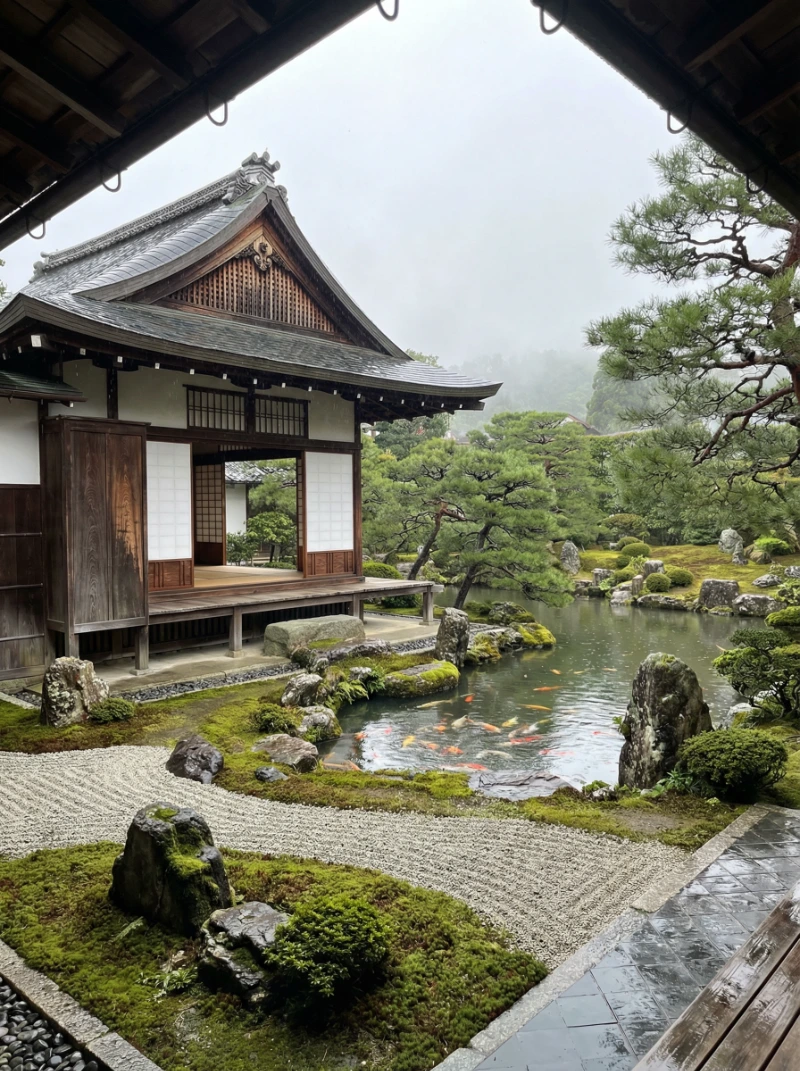 Nano Banana model generation of Serene Zen Garden Tranquility