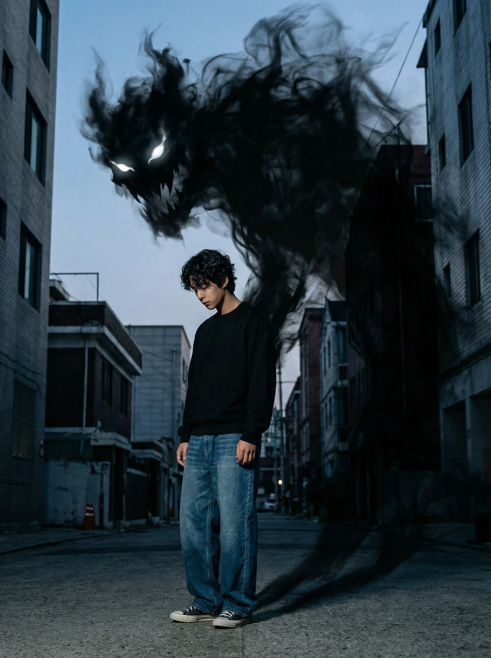 Cinematic Shadowed Youth