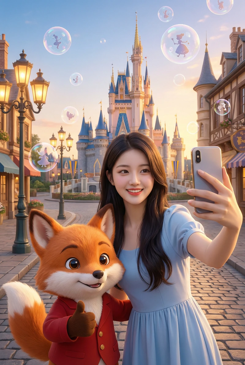 Cinematic Fairy Tale Selfie
