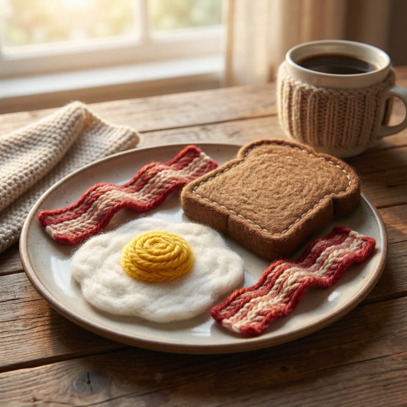 Wooly Breakfast Delight, created using a Nano Banana Prompt