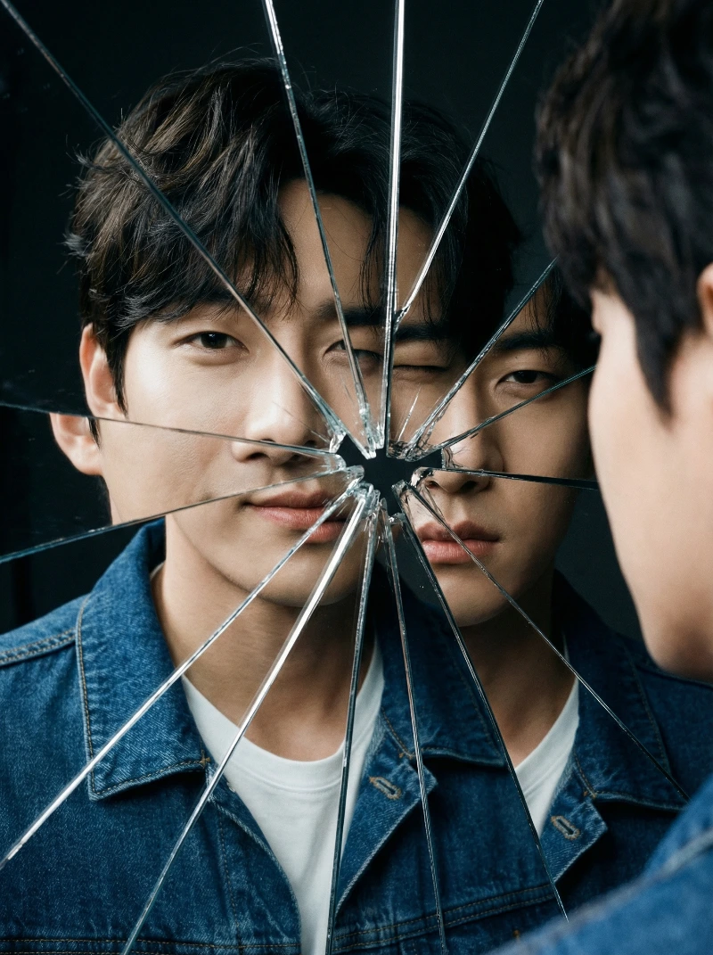 Shattered Mirror Portrait