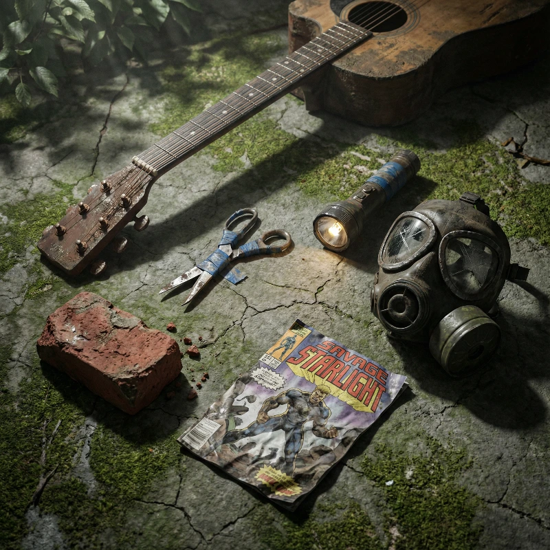 Nano Banana model generation of TLOU Gritty Still Life