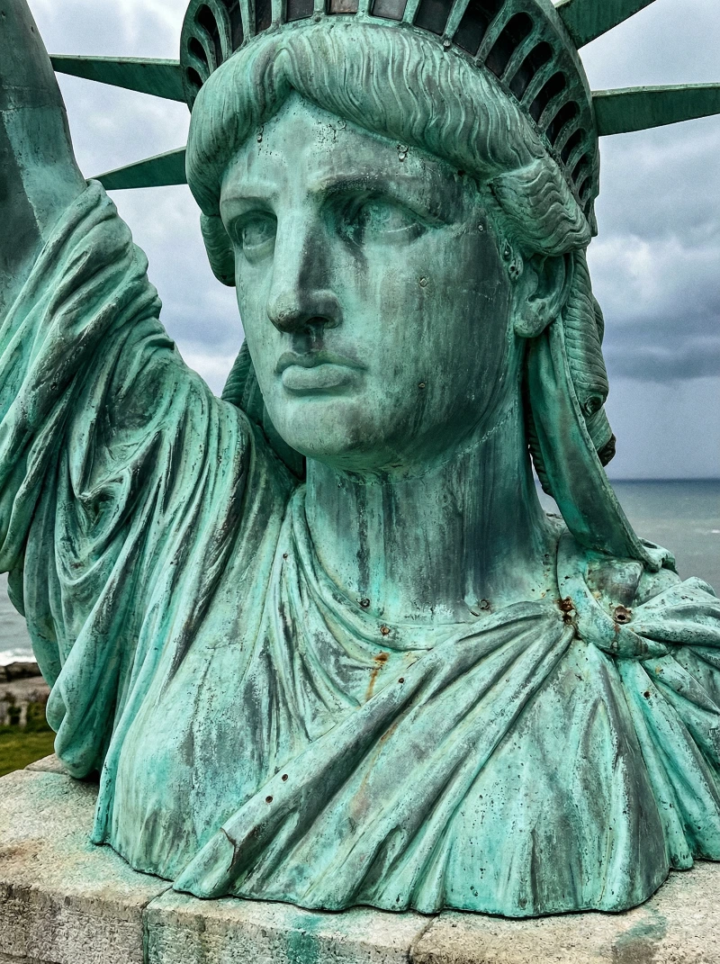 Copper Patina Portrait