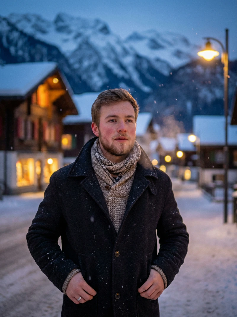 Winter Alpine Portrait