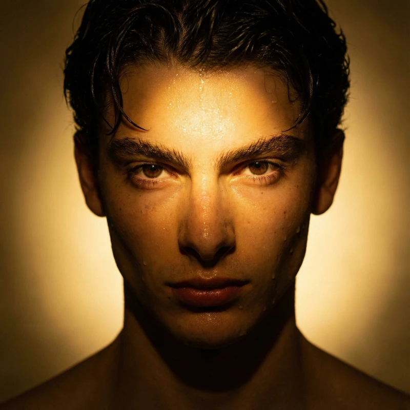 Dramatic Golden Portrait, created using a Nano Banana Prompt