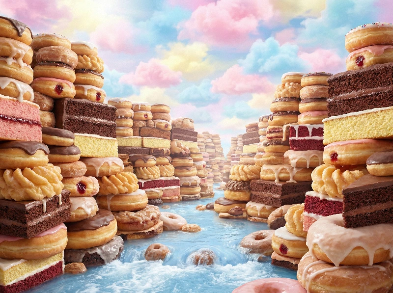 Whimsical Food Canyon