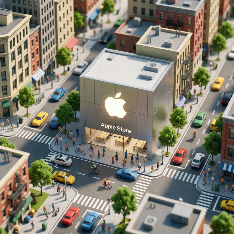 Dynamic Mini Apple City View